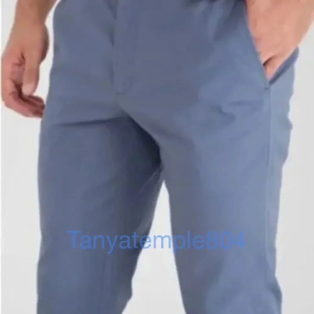 Banana Republic Men's Slim Fit Flat Front Pants Blue - Size 38x30